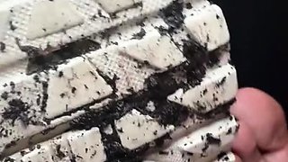 Flexible foot fetish masturbating with feet and hands