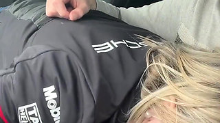 I Suck While Driving My Boyfriend While Passing Trucks Ahah