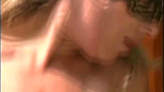 Wonderful Masked MILF Masturbates Her Hairy Pussy Then Fucked and Cummed in Mouth by Amateur Cock