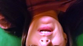 Busty girlfriend amateur anal porn POV