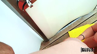 Stunning teen beauty Misha Maver thrilling adult video