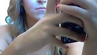 Blonde teen Sierras first erotic masturbation video