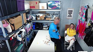 London and Aria: Blowjobs in the Office