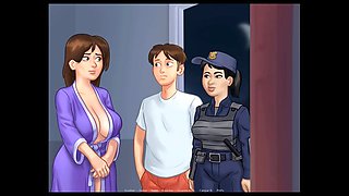 Summertime saga chapter with Hotsummer117 uncovering secrets in a wild game