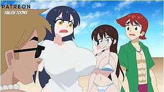 Car Toon In Audrey And The Wet T-shirt Contest