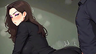 Waifu Secretary POV - Office Close-Up Teasing