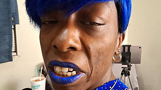 Blue Nasty lipstick BJ