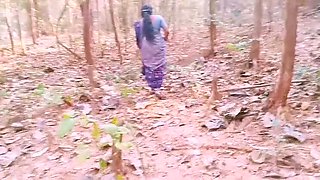 Desi Bhabi Fucks Brother-in-Law's Big Dick in Jungle - Telugu Dirty Talk & Outdoor Sex