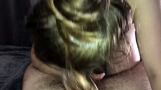 My girlfriend seduced and fucked me hard - amateur Russian b