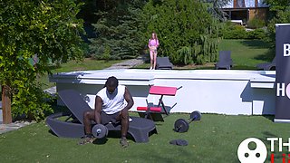 Eva Barbie Gets Rough BBC Anal Outdoors