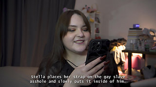 Porn Story - They Share a Cum-filled Kiss Together After a Sweet Pegging