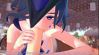 Clorinde POV Blowjob Bikini - Genshin Impact