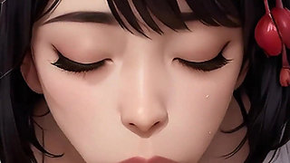 Japanese Bride Sucks Your Cock in Public Park on Wedding Day - Cherry Blossom POV 4K