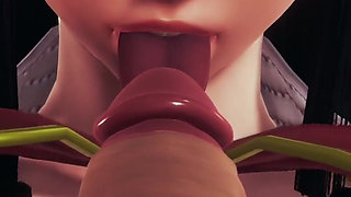 Hinoa From Monster Hunter Rise Takes Care of You After You Save His Village! Relax and Let Her Do It!