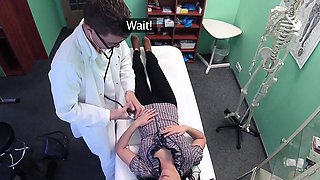 Fake Hospital Hot Tattoo Patient cured with hard cock
