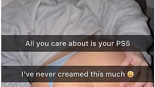 Cheating 19 Yo Gf In College Dorm Sends Creampied Pussy To Boyfriend Bc Of Ps5 Games With Snow Bunny