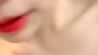 Close up on teen pussy as she pumps it