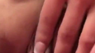 Hot Young Amateur Blonde with Small Tits Enjoys with a Dildo in Her Pussy
