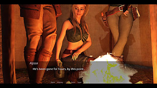 The Lust City - Beautiful Red Head Strips in Jungle and Gives Me a Handjob