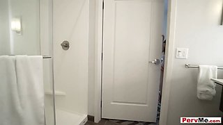 Brunette Italian stepmother has a sex addiction problem