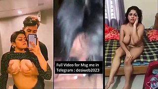 Indian Mallu Bhabhi Displays her Immense Funbags and Pulverizing