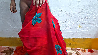 Red Saree Sister in Law Fuck by Brother in Law