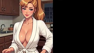 StepmomArt Delivers Slippery Hentai JOI Instructions to Big-Titted Big-Butt Stepmom