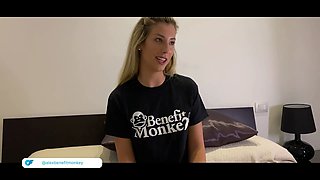 Blondie Shona River gets labia and ass eaten hard by italiano deepthroat fellatio Cum In Mouth swallow – benefit monkey