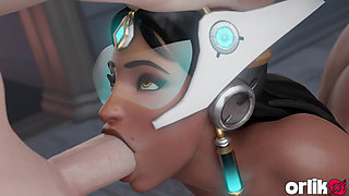 Symmetra Likes Big Dick in Her Ass - 3D Overwatch Anal Animation