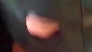 Perfect big black ass of horny wife