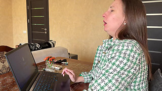 Messy Sneezing Secretary at Work