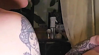 Tatianal Is Taking Care of Her Boyfriend's Anus with an 11cm Diameter Dildo