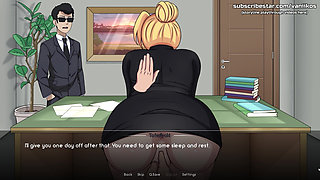 Naruto: Kunoichi Trainer - Hot Blonde Secretary Babe With A Big Perfect Ass Public Blowjob And Anal Sex With Creampie At Office