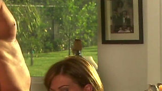 Jesse V makes sweet sounds while getting her pussy rammed