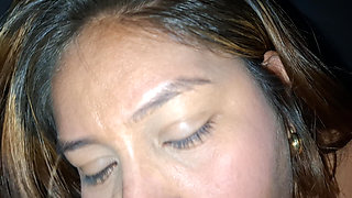 Blow up BBW Latina Sucks a Dildo, Masturbates, and Boob Play