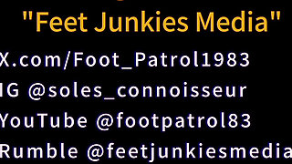 Car Session Having Andrea's Size 8 Dark Chocolate Ebony Feet for Breakfast!!!