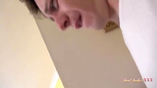 Busty Redhead Stepmom Ruby Catrall Fucks Stepson Hard - Mature MILF Doggystyle & Cumshot