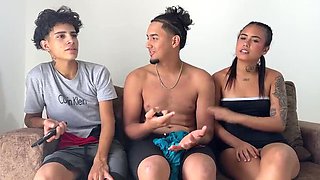 Cuckold Cooks While I Fuck My Lover and Cum Hard – KenaySexxx, EvaPalvin