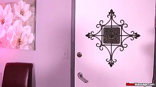 Sexy Teen 18+ Jerks Off A Strapped Man