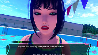 Murmur 12: Helen's Pussy Grind on Adam's Dick by Pool