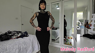 Sheer Black Lingerie and Gym Tights Try on Haul Melody Radford Onlyfans