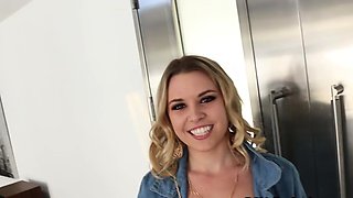 New Babe Aubrey Takes Cock to Make the Cut