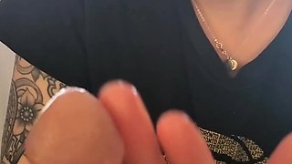 Foot fetish Handjob POV