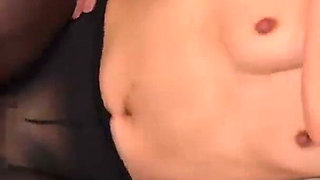 Neighbor's Curvy Black Pantyhose - Her Sheer Panty Flash Leads to Ripped Tights and Deep Sex - Cut 2