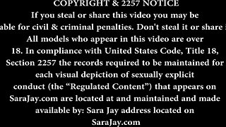 Gorgeous Sara Jay exciting porn video