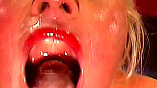 Blonde Tit Slut in MMF DP with Two Monster Cocks