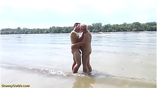 Mature Loves Stepson On Public Beach