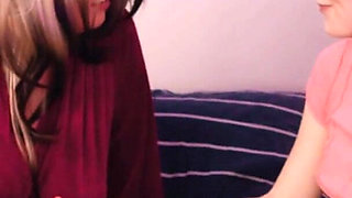 Mean Stepmom Sits on Stepdaughter's Face Then Destroys Her with Huge Strap-on