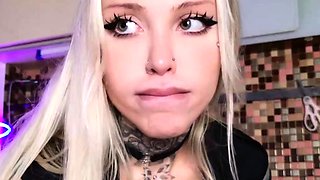 Obese EXGF Close Up Oral Job Sex Cook Jerking Cum Taste