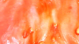 Julie Cunningham Sploshing - Short Slowed Down Clip of My Hug Tits Covered in Beans Being Shaken Side to Side Slowly